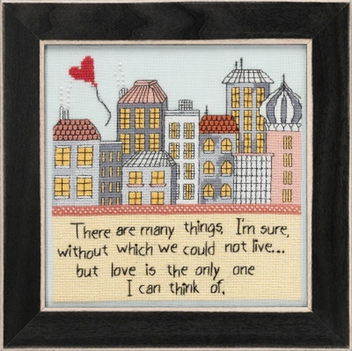 Curly Girl - Mill Hill - Love is the Only One - Cross Stitch Kit - CG30-1914