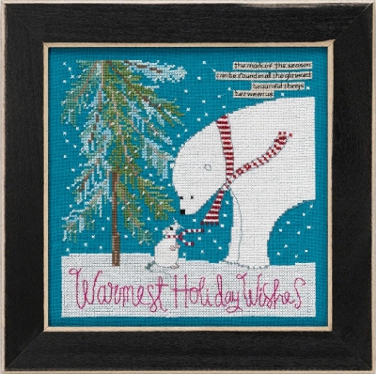 Curly Girl - Mill Hill - Warmest Wishes - Cross Stitch Kit - CG30-1912