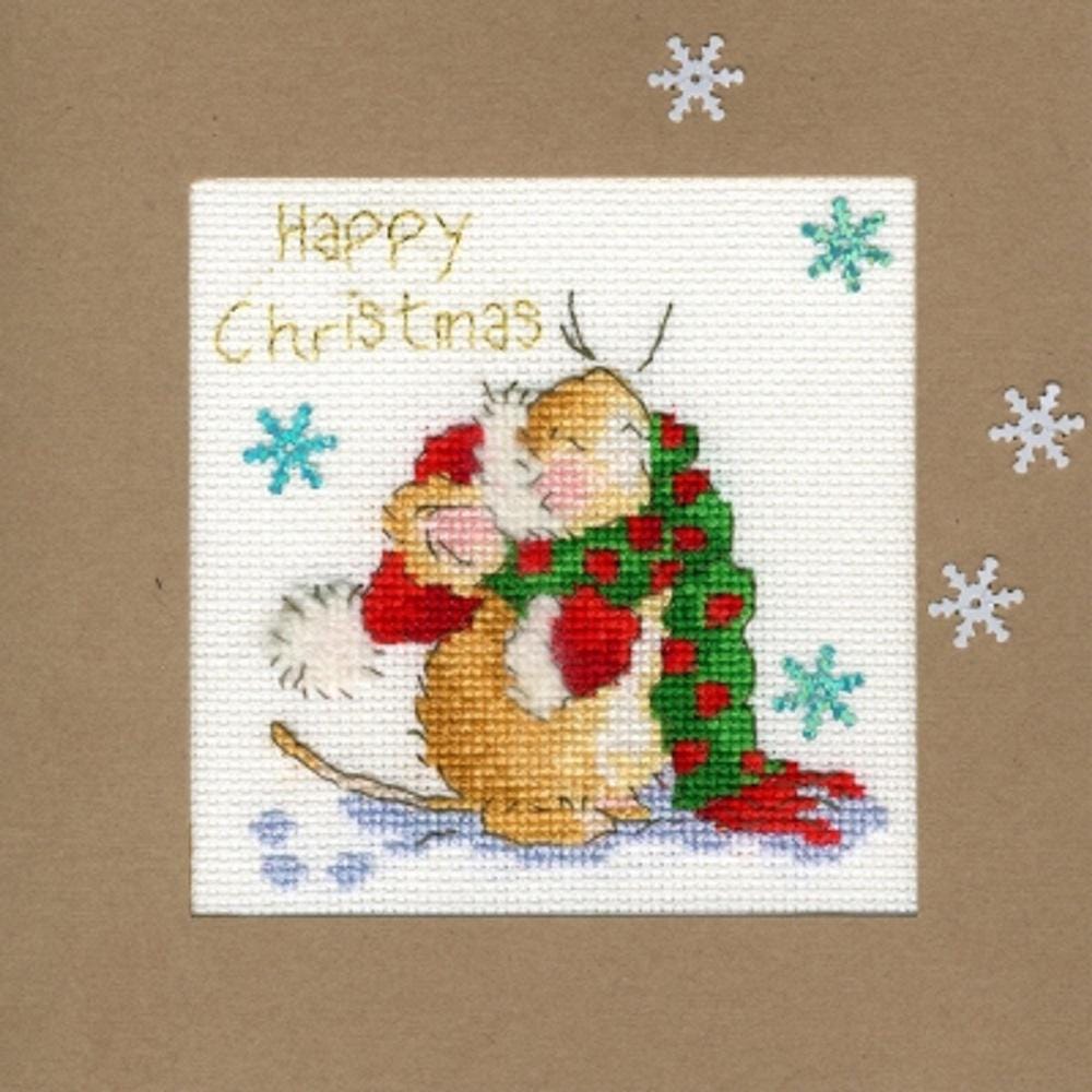 Counting Snowflakes - Bothy Threads - Cross Stitch Greeting Card Kit