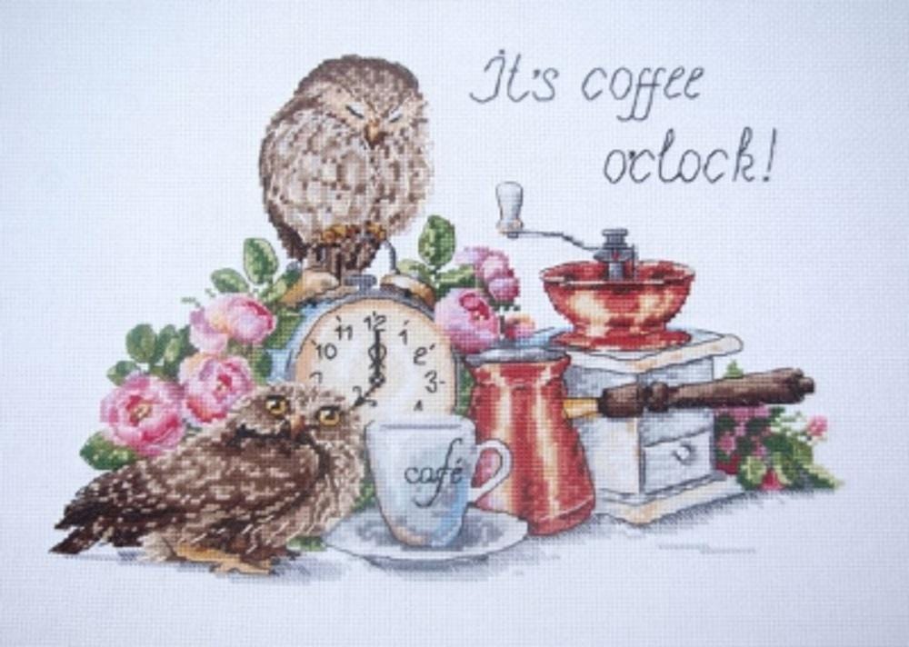 Its Coffee o Clock - Merejka - Counted Cross Stitch Kit - MK83