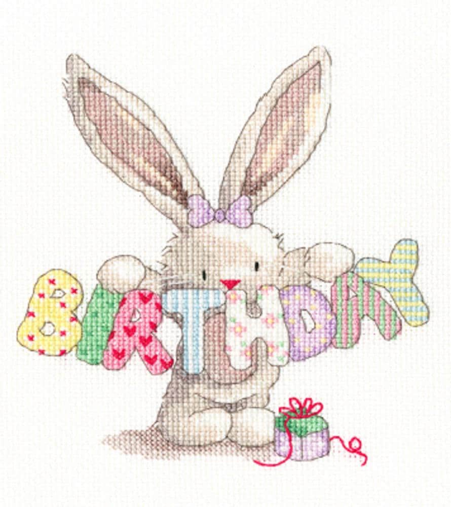 Birthday Bunny - Bothy Threads - Cross Stitch Kit