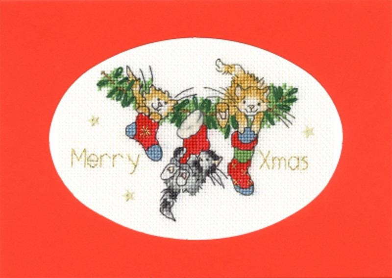 Stocking Fillers - Bothy Threads - Cross Stitch Greeting Card Kit