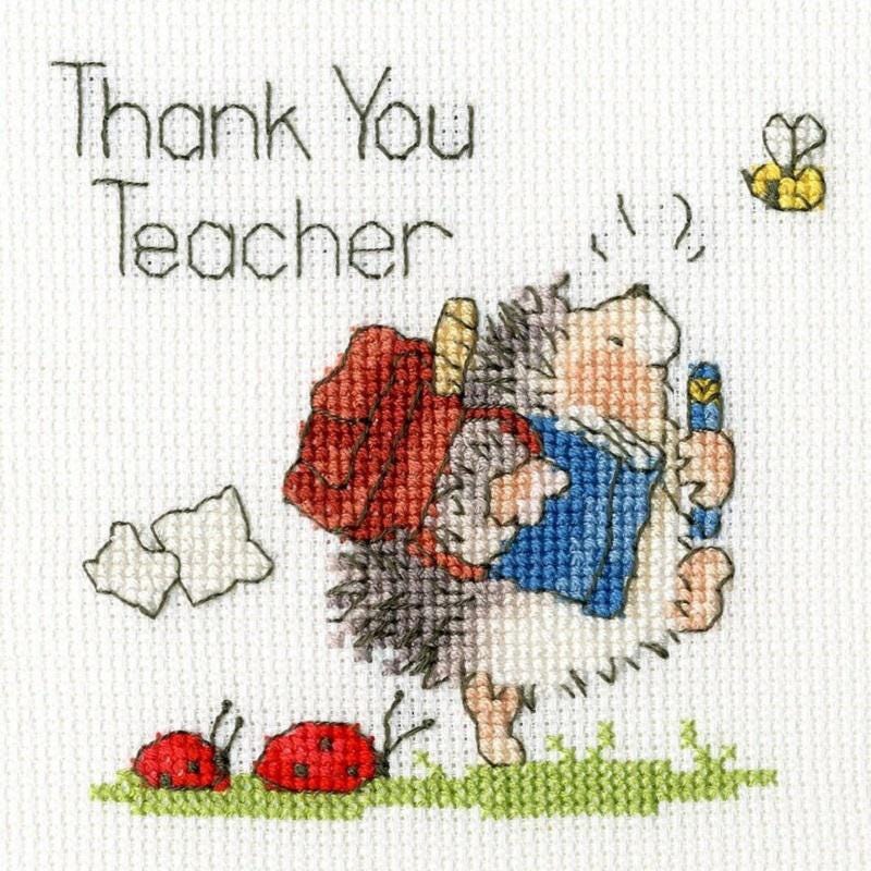 School's Out - Bothy Threads - Cross Stitch Greeting Card Kit