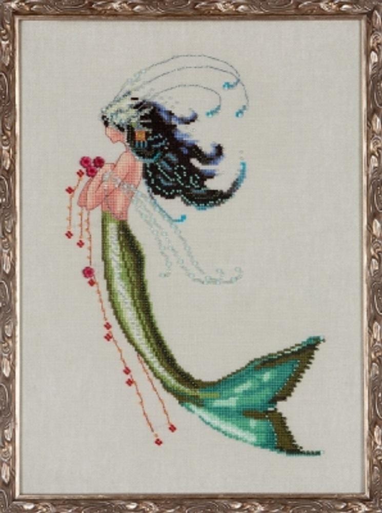Mermaid Verde - Nora Corbett - Chart, Beads, All Thread - NC192