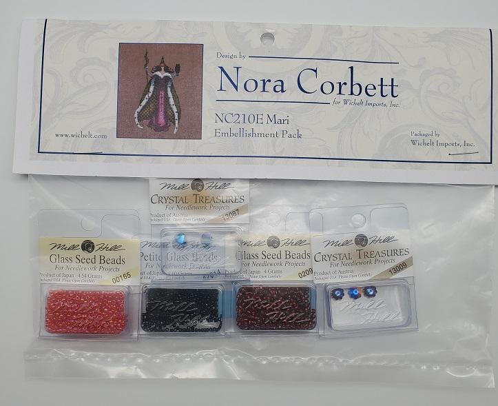 Mari - Nora Corbett - Chart, Beads, All Thread - NC210