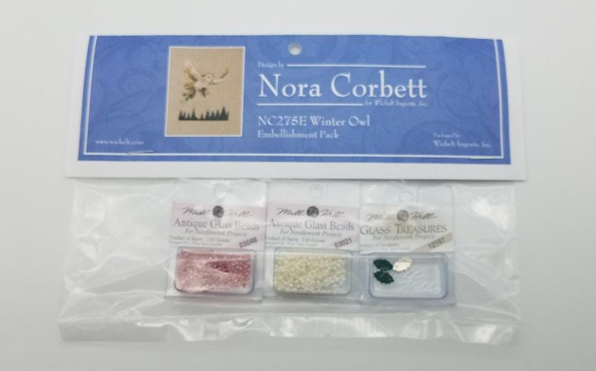 Winter Owl - Nora Corbett - Chart, Beads, All Thread - NC275