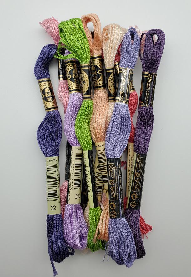 Angelique Tulip - Nora Corbett - Chart, Beads, All Thread - NC317