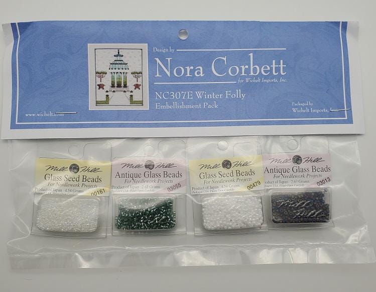 Winter Folly - Nora Corbett - Chart, Beads, All Thread - NC307