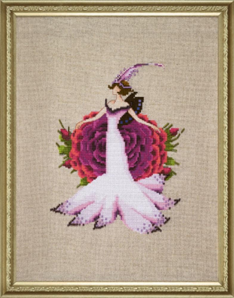 Gigantic French Rose - Nora Corbett - Chart, Beads, All Thread - NC303