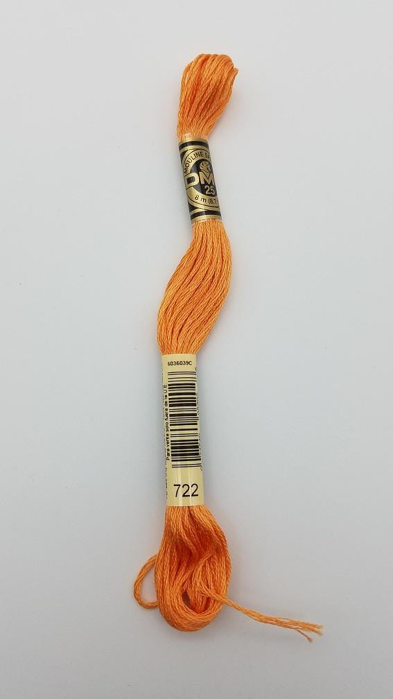 DMC 722 - 6-Strand Floss - Spice Orange Light