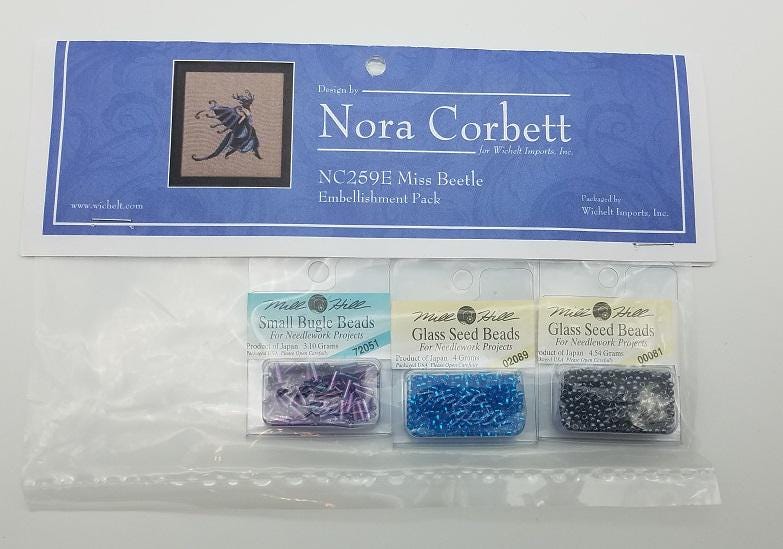 Miss Beetle - Nora Corbett - Chart, Beads, All Thread - NC259