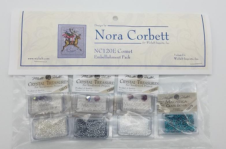 Comet - Christmas - Nora Corbett - Chart, Beads, All Thread - NC120