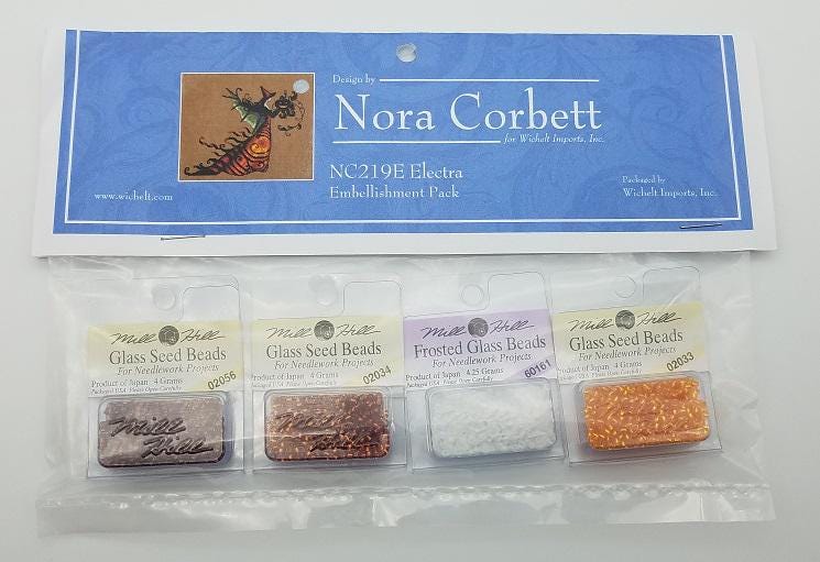 Electra - Nora Corbett - Chart, Beads, All Thread - NC219