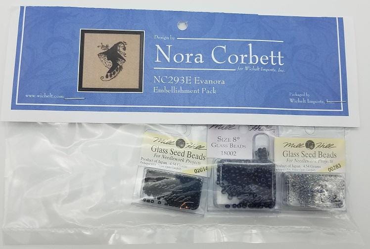 Evanora - Nora Corbett - Chart, Beads, All Thread - NC293