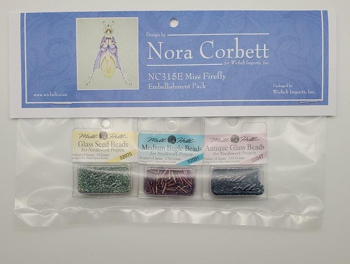 Miss Firefly - Nora Corbett - Chart, Beads, All Thread - NC315