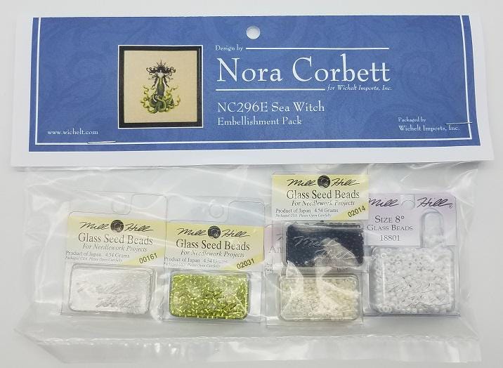Sea Witch - Nora Corbett - Chart, Beads, All Thread - NC296