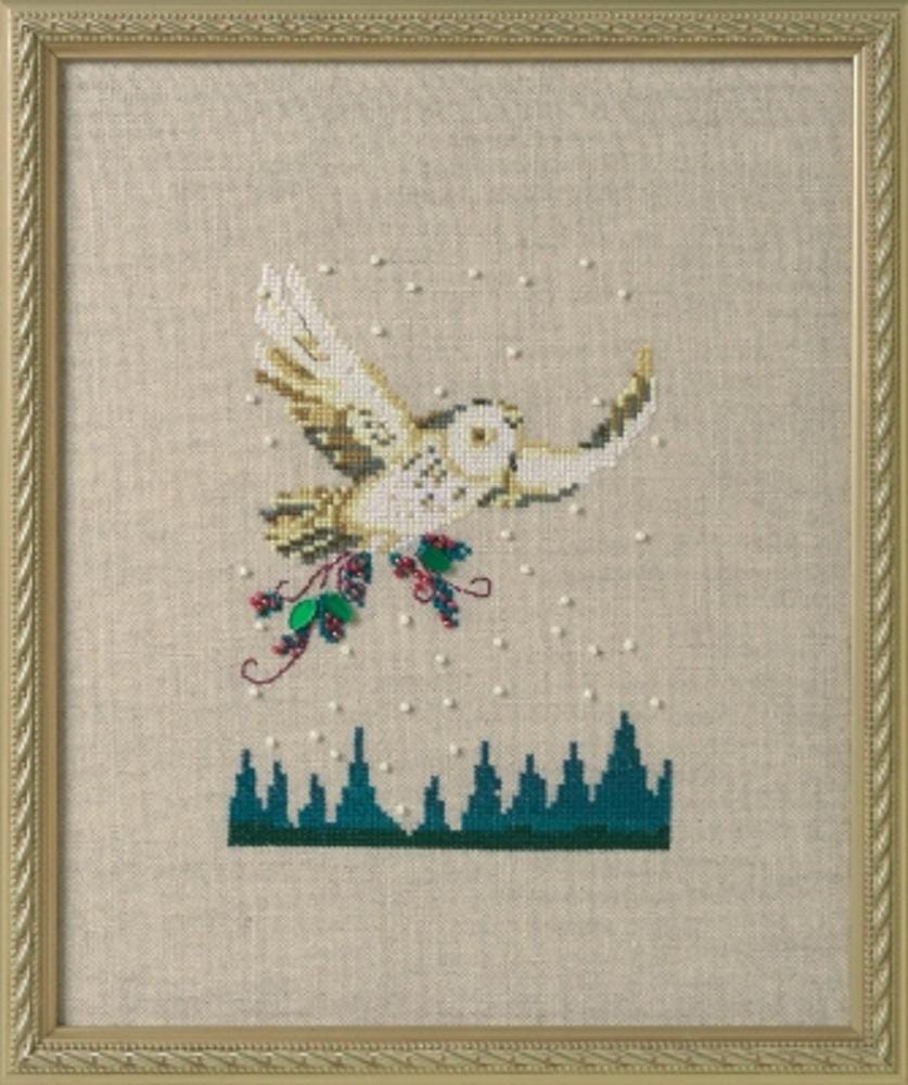 Winter Owl - Nora Corbett - Chart, Beads, All Thread - NC275