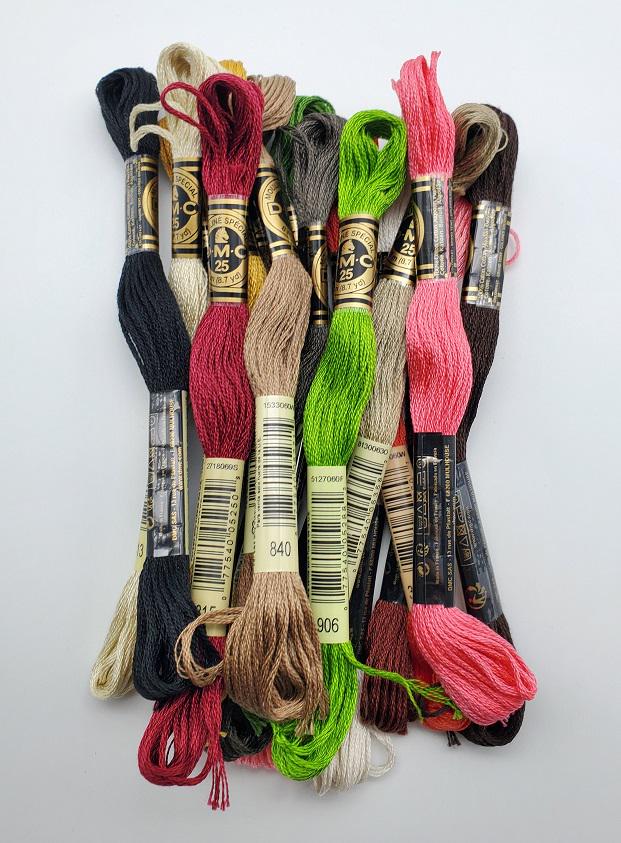 Rudolph - Christmas - Nora Corbett - Chart, Beads, All Thread - NC121