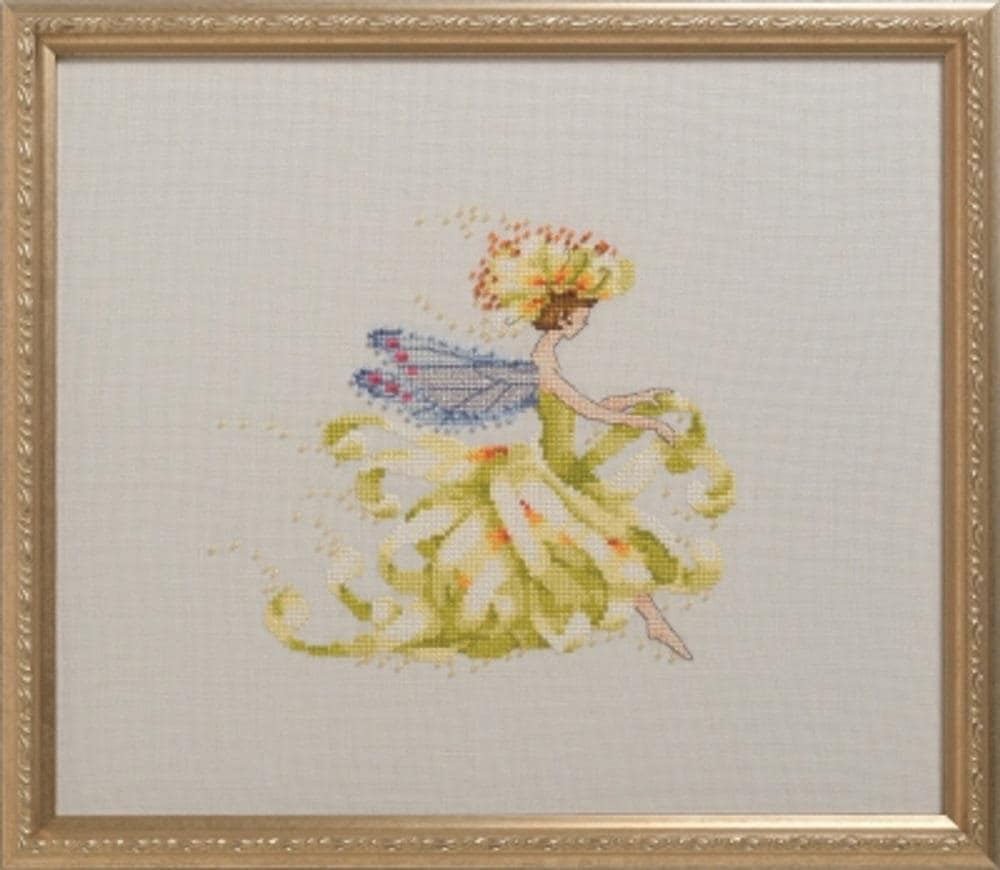 Mum Flower Girl - Nora Corbett - Chart, Beads, All Thread - NC286