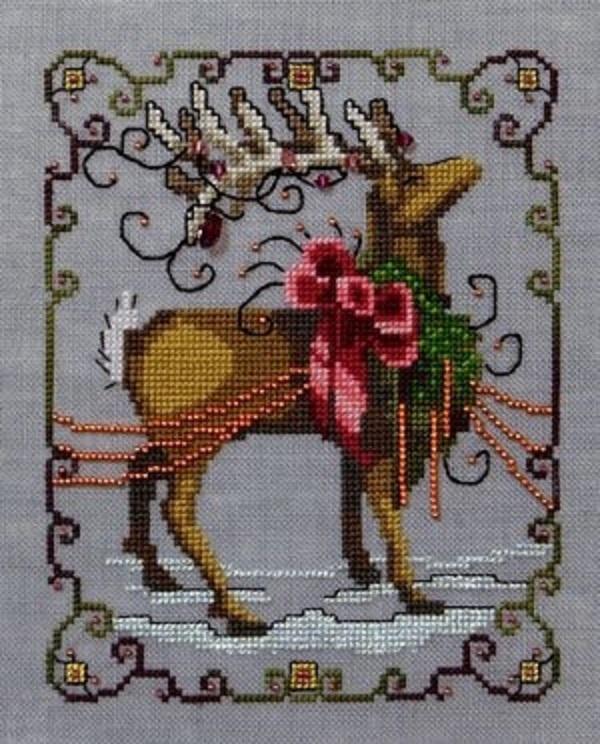 Vixen - Christmas - Nora Corbett - Chart, Beads, All Thread - NC117