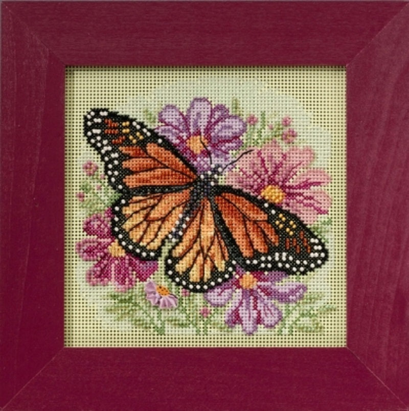 Winged Monarch - Mill Hill Buttons and Beads - Cross Stitch Kit
