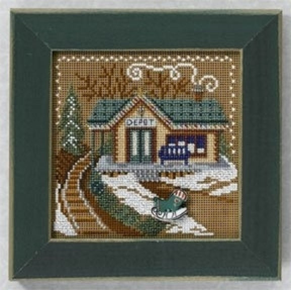 Train Depot - Mill Hill Buttons and Beads - Cross Stitch Kit