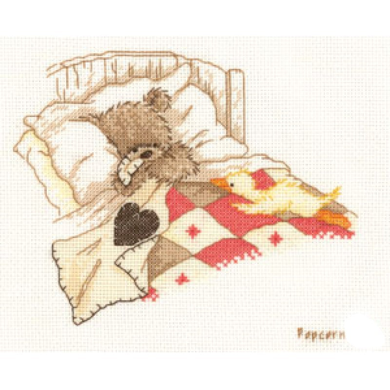 Cuddle Up - Vervaco Popcorn the Bear - Cross Stitch Kit