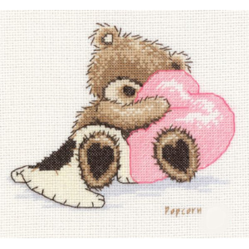 Dreaming - Vervaco Popcorn the Bear - Cross Stitch Kit